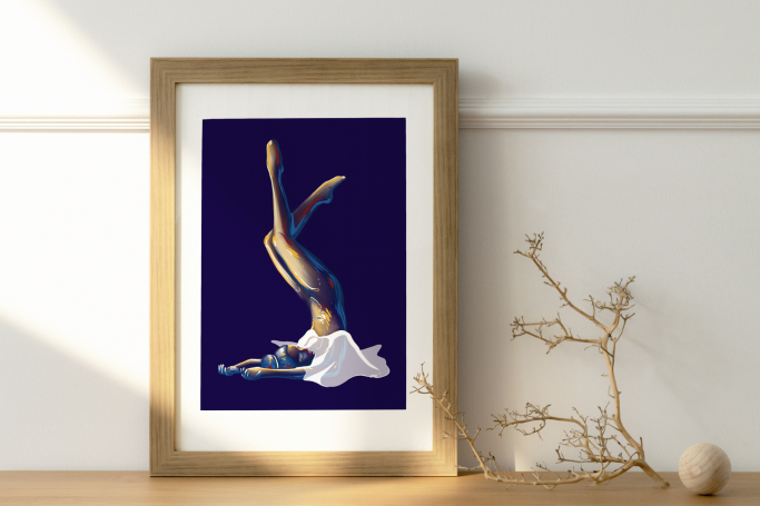 Illustration "Danseuse contemporaine"